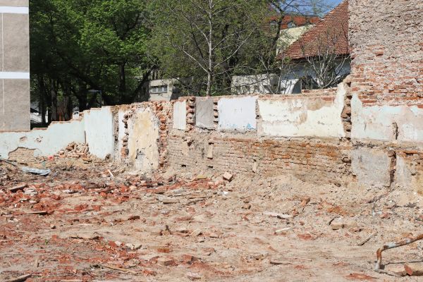 Brick Wall Demolition in Saint Charles