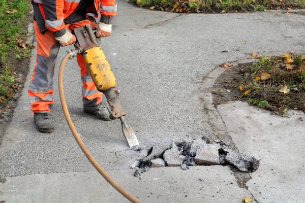 Concrete Sidewalk Removal in Saint Charles