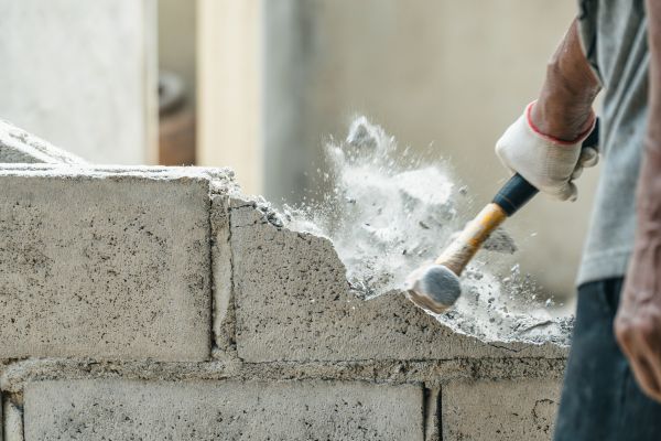 Block Wall Demolition in Saint Charles